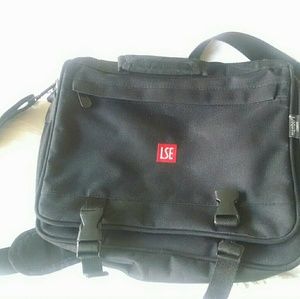 Black messenger bag